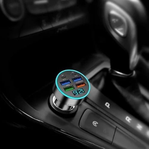 6 In 1 Car Charger with USB Car Charger