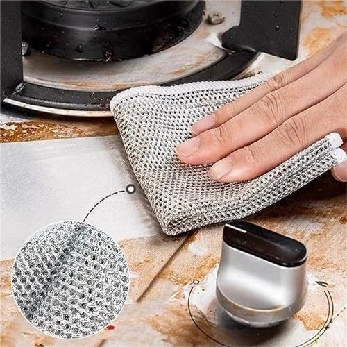 Dishwashing Rags – Non-Scratch Stainless Steel Scrubbers