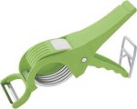 Plastic 2 in 1 Vegetable & Fruit Multi Cutter & Peeler