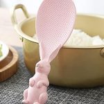 Digitalwear Rabbit Handle Non Stick Silicone Rice Serving Shovel