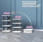 5-Layer Plastic Shoe Rack for Home