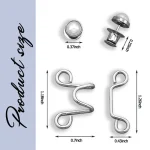 Waist Buckle Extender Set | Adjustable No-Sew Jeans & Pant Waist Expander Buttons