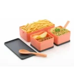 Digitalwear 3-Compartment Plastic Lunch Box