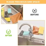 Stainless Steel Sink Faucet Shelf