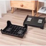 Under Desk Foot Rest with Massage Rollers | Ergonomic Adjustable Footrest for Office & Home