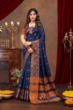 WOMEN PREMIUM TRADITIONAL LITCHI KOTA SAREE IN LIGHT WEIGHT AND SOFT FABRIC SAREE